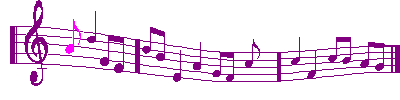 pink animated musical notes